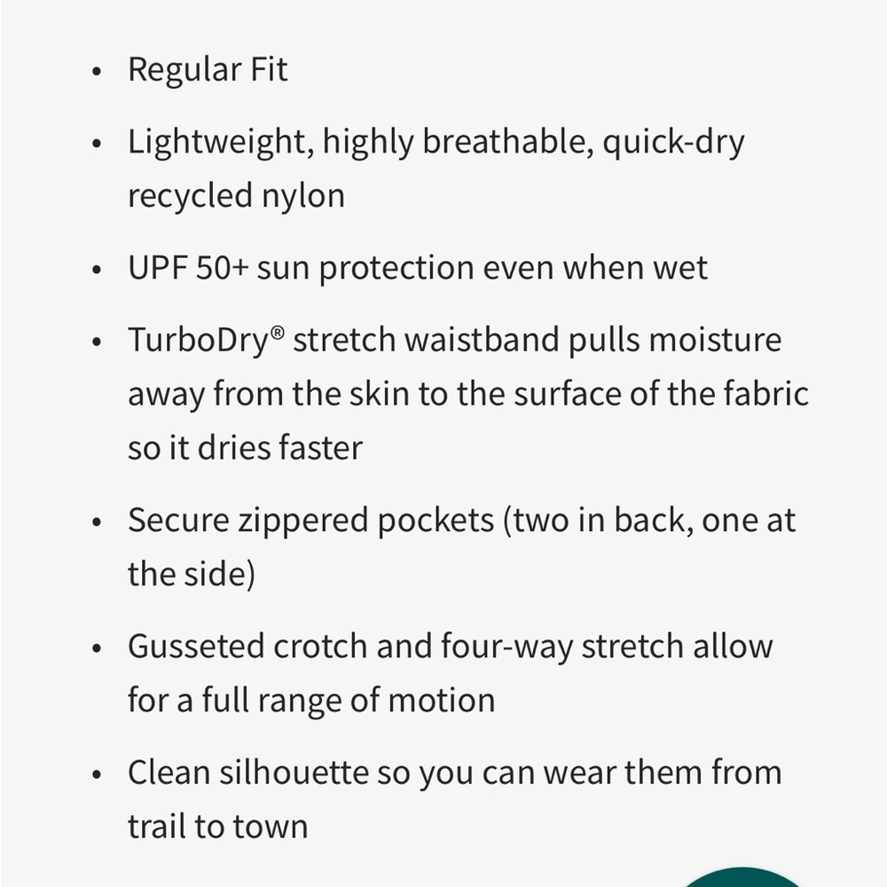 ORVIS Jackson Quick Dry Regular Fit Pants Nylon SPF 50+ Summer 2024 Black 40x32 - Picture 10 of 10